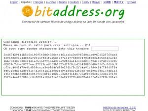 BitAddress - Monedero Bitcoin